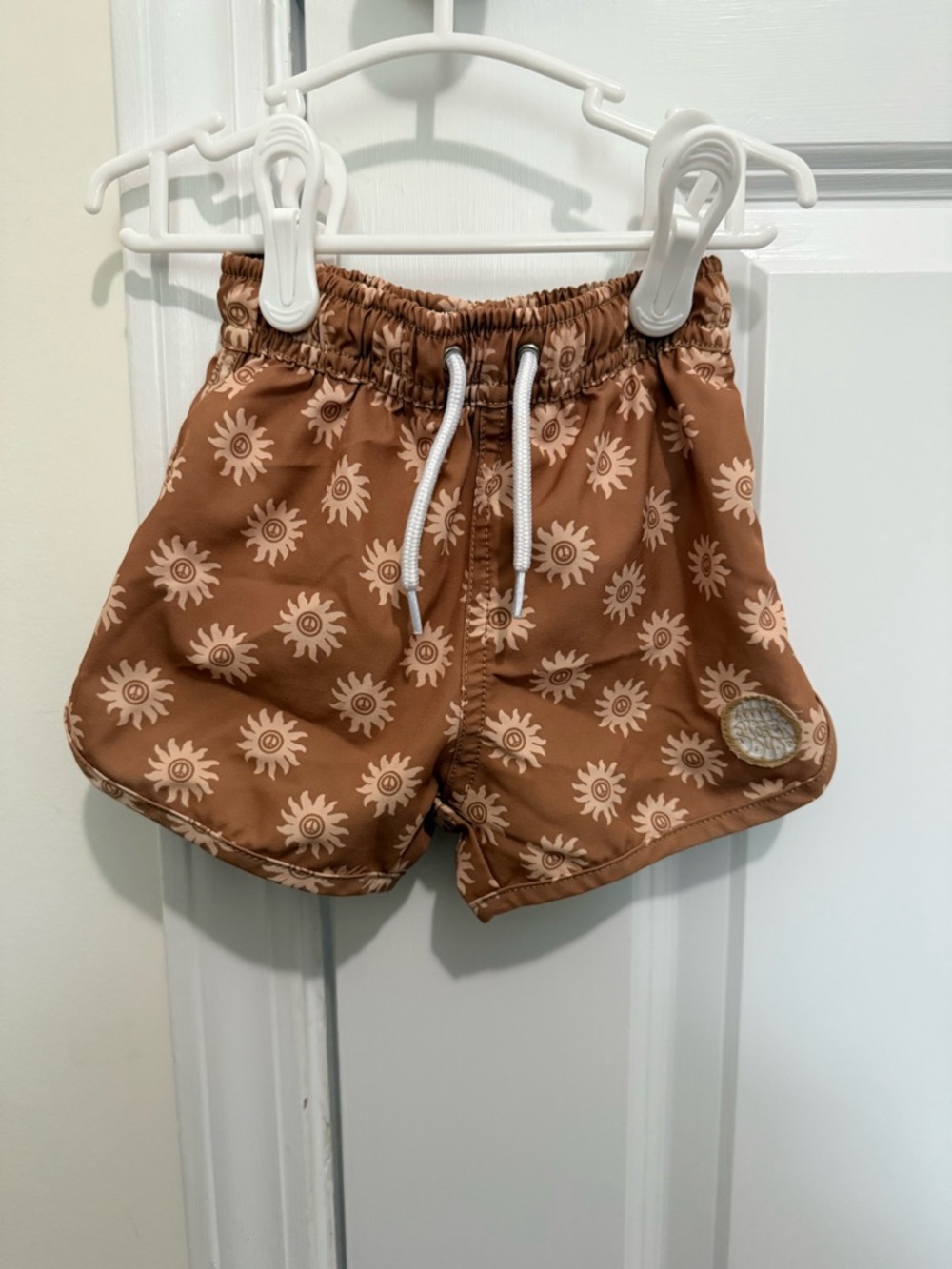 Little Surfer Dude Toddler Boy Sun Swim Trunks